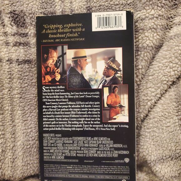 Just Cause (VHS, 1998) - Picture 2 of 3